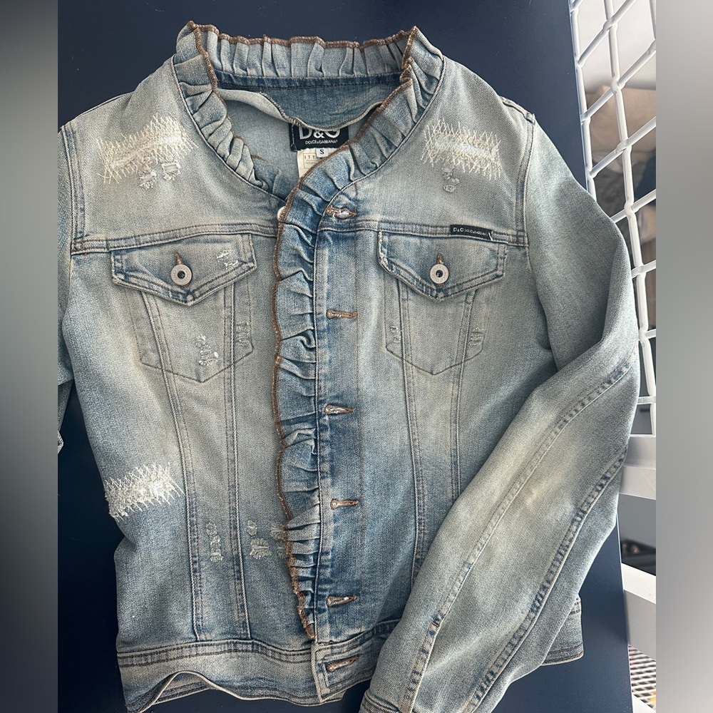 Stylish Jeans Jacket DeG logo